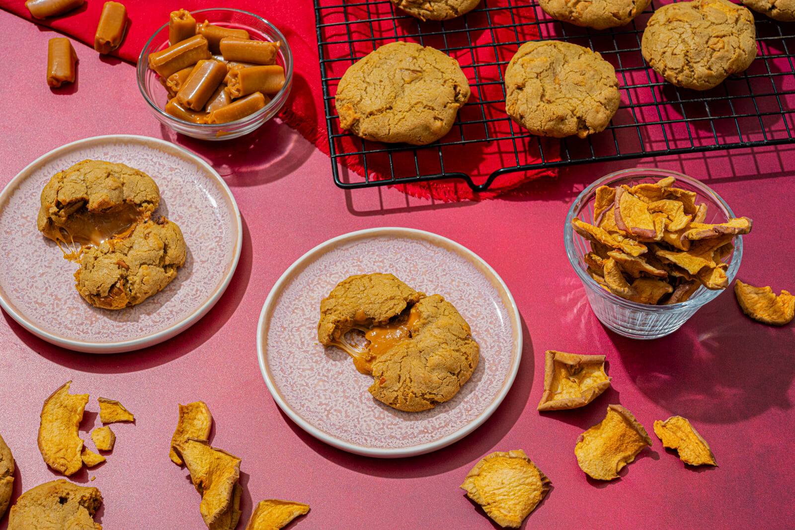 Recipe: BARE® Caramel Stuffed Apple Cookies