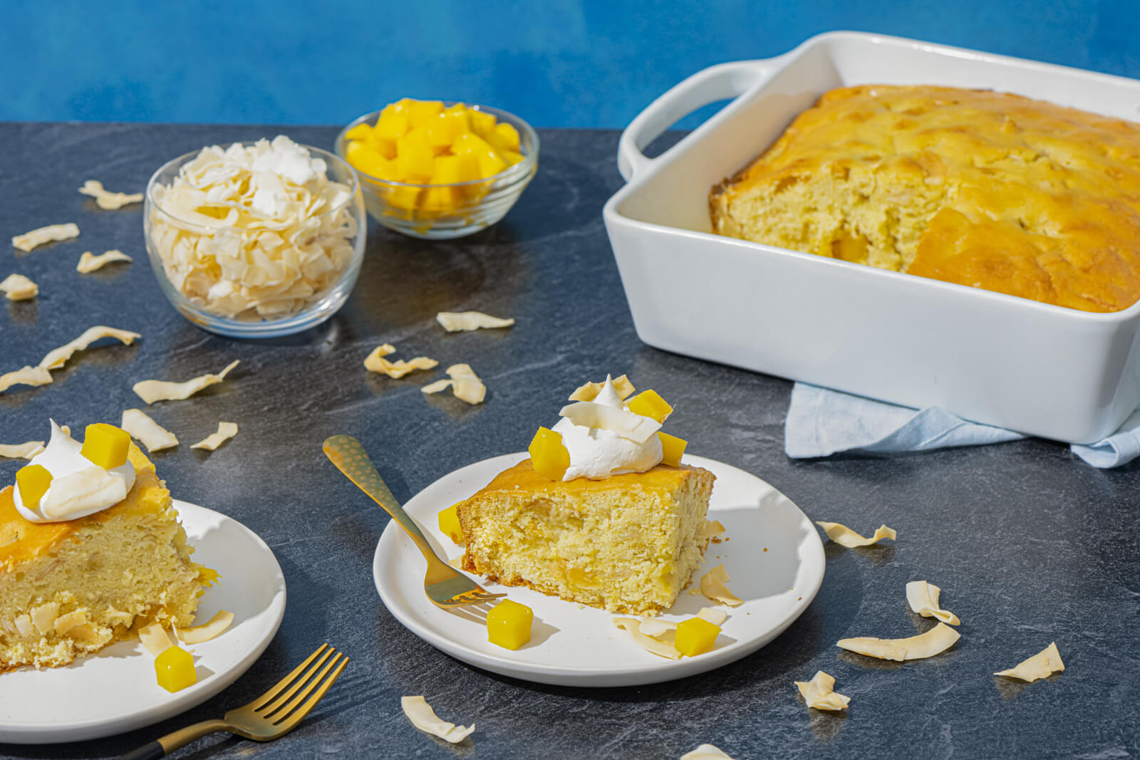 Recipe: BARE® Coconut Mango Cake 
